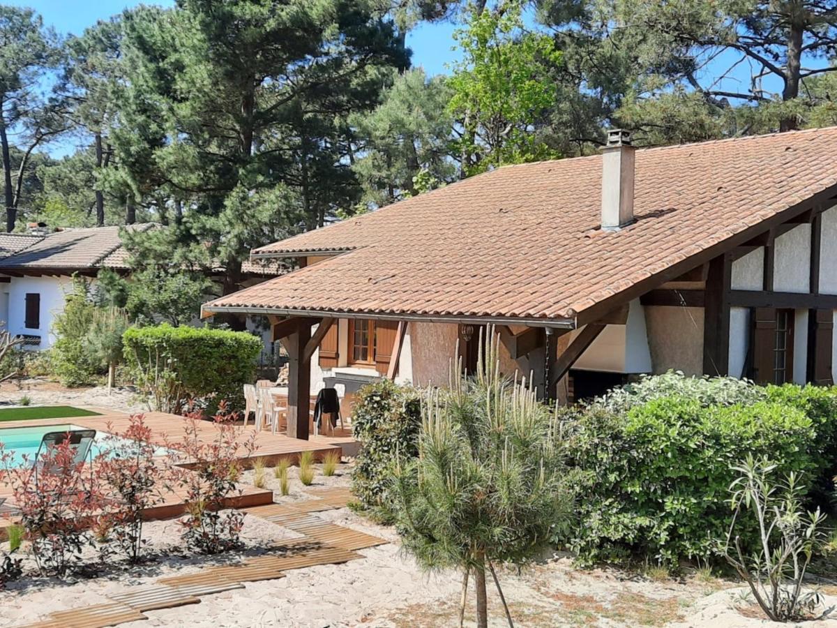 Grande Maison Landaise Avec Piscine Privee, Proche Plage, Pour 8 Personnes A Biscarrosse - Fr-1-319-398 Dış mekan fotoğraf